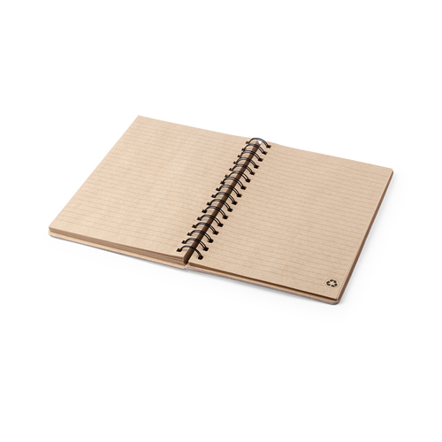 Bamboo notebook with button - Image 2